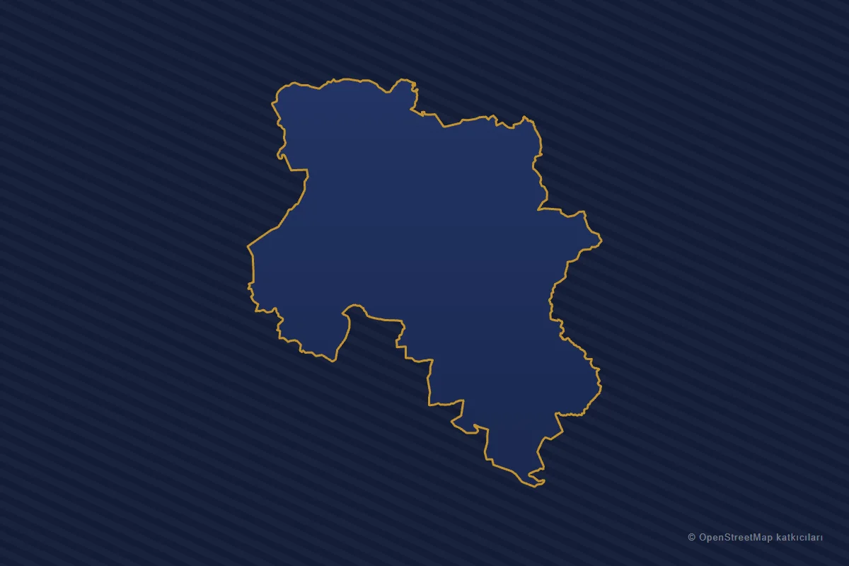 Orhaneli konum haritası (Bursa)