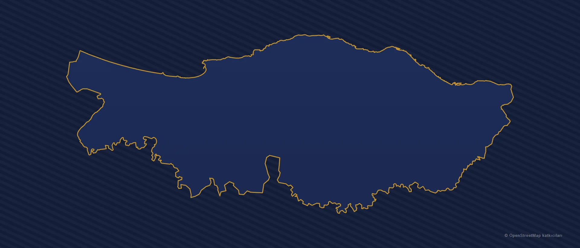 Mudanya konum haritası (Bursa)